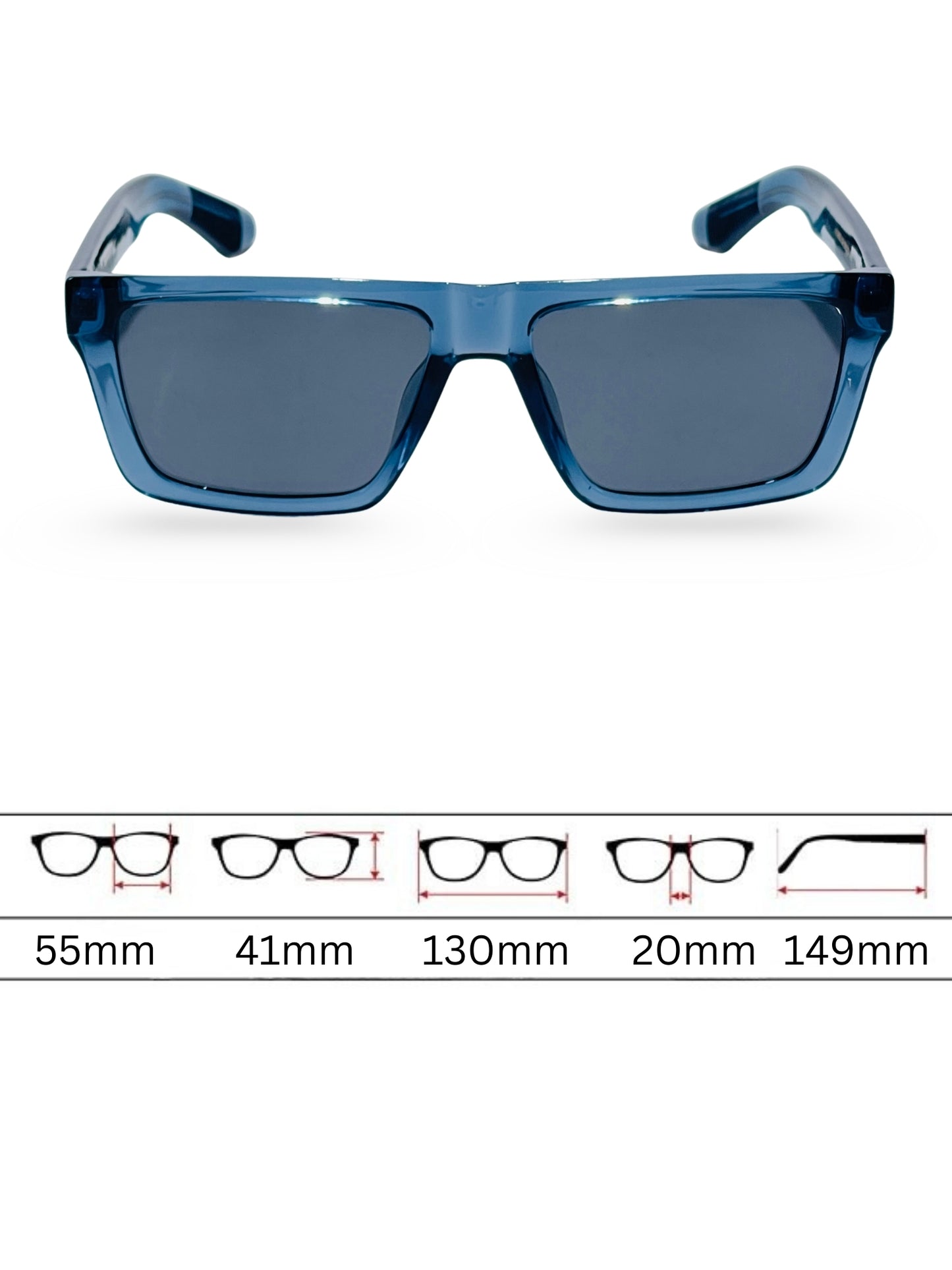 Sunglasses 8803 - Sky Blue
