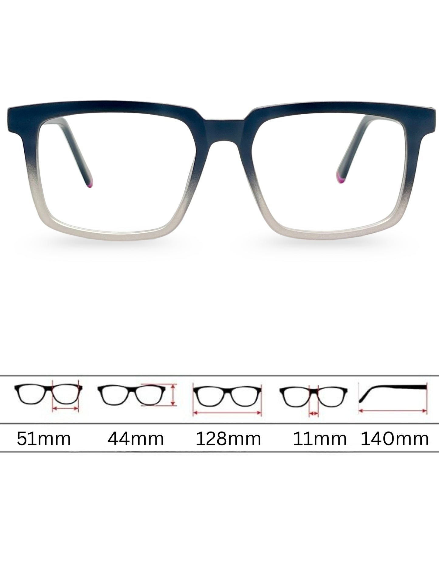 Sunglasses 3058 - Gradient Black