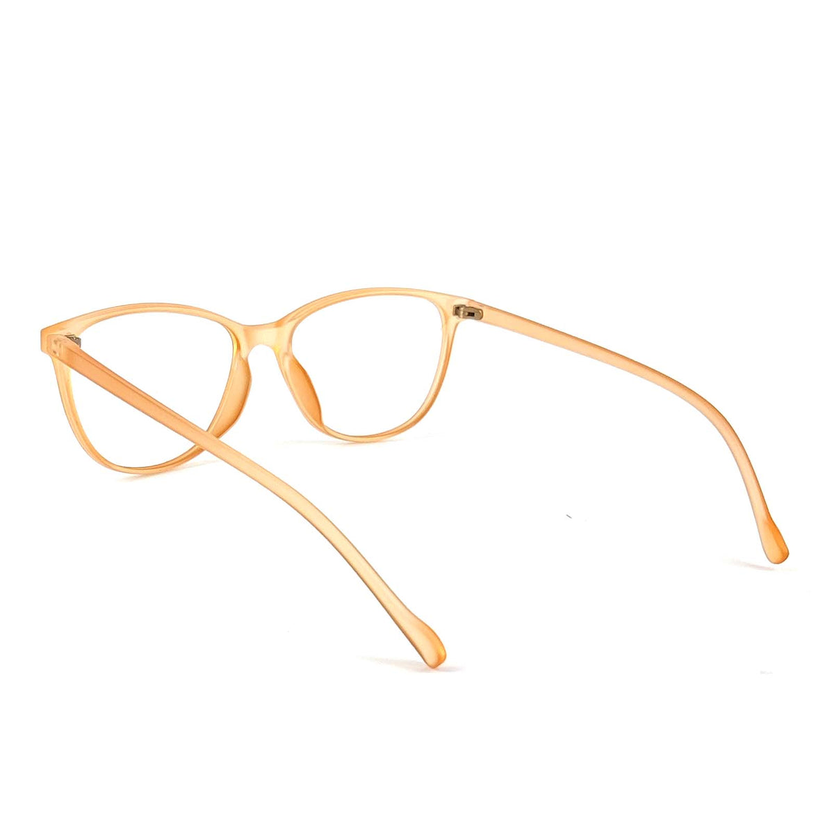 Verlin 3218 Cat-Eye Eyeglass Frame – Orange, supplied product view 3