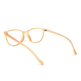 Verlin 3218 Cat-Eye Eyeglass Frame – Orange, supplied product view 3