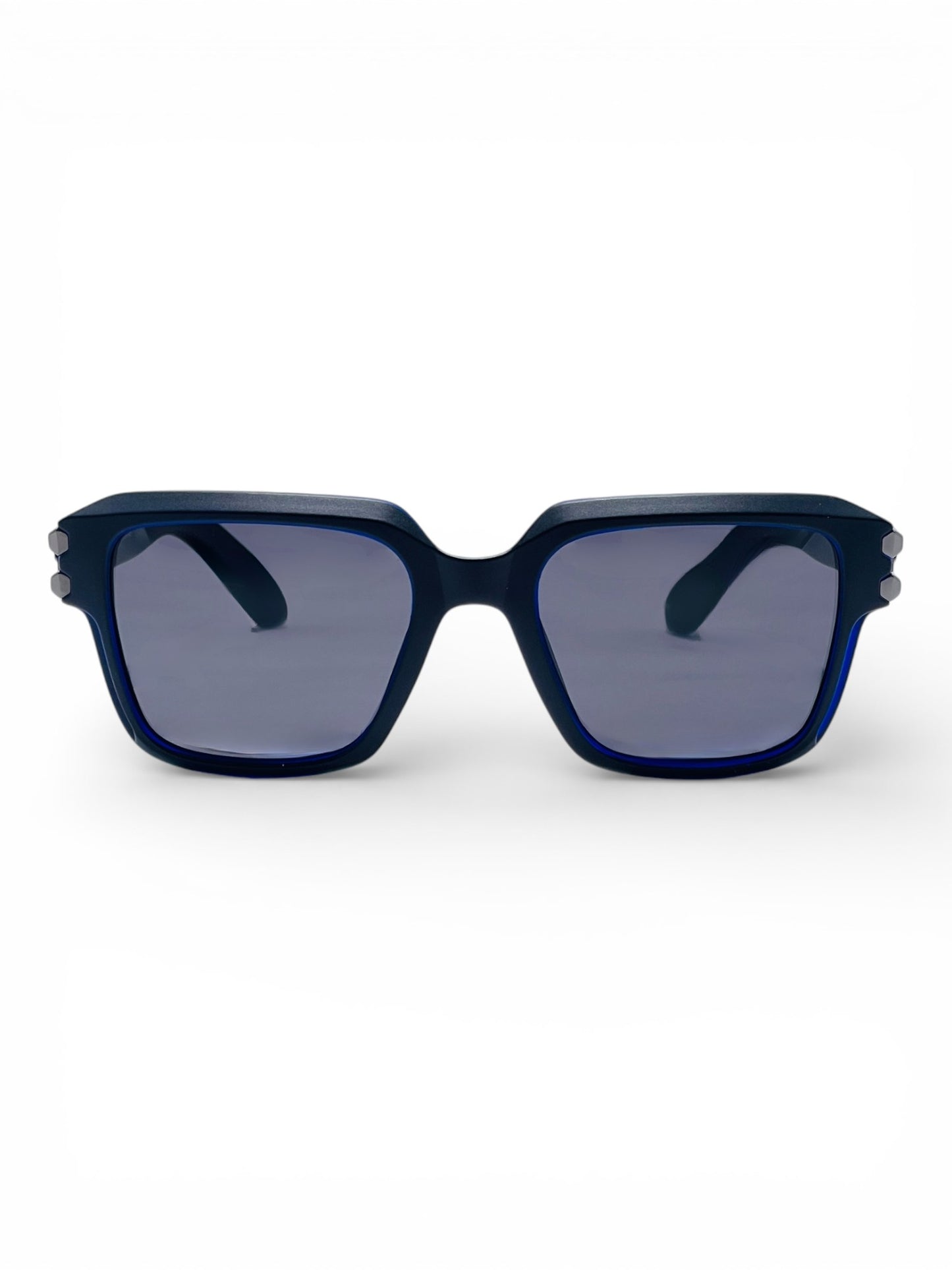 Verlin Wayfarer Sunglasses 82110 Blue - Front View