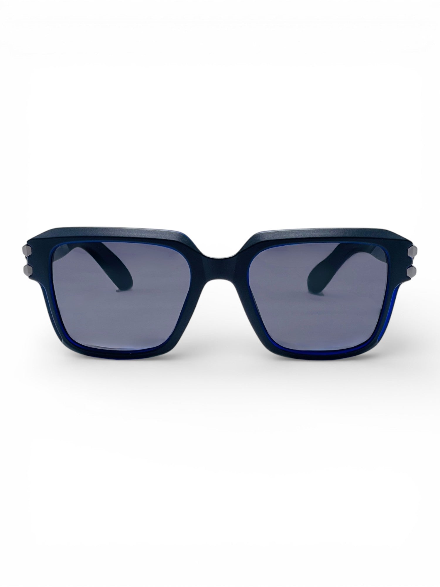 Verlin Wayfarer Sunglasses 82110 Blue - Front View