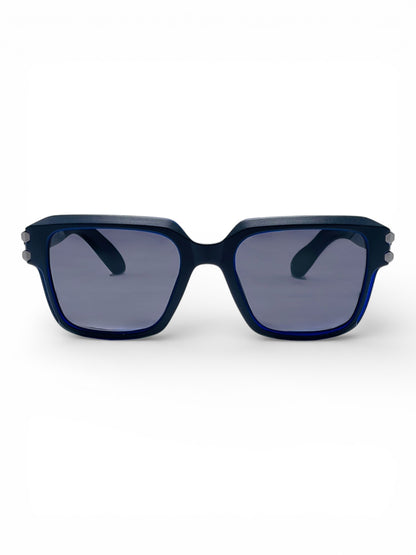 Verlin Wayfarer Sunglasses 82110 Blue - Front View