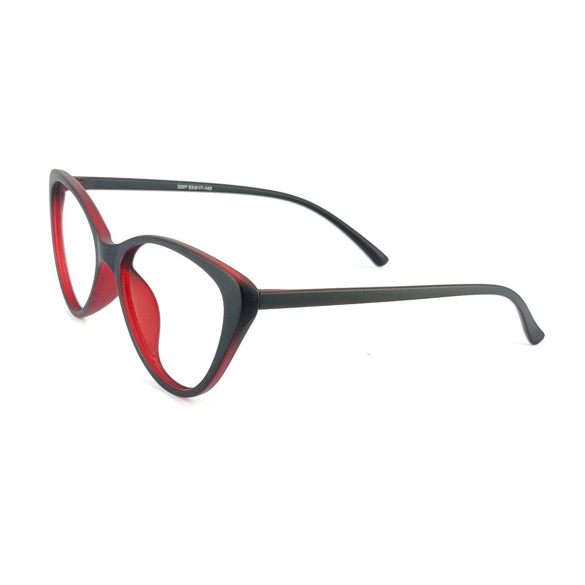 Verlin 3207 Cat-Eye Eyeglass Frame – Red, supplied product view 2