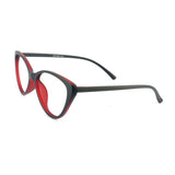 Verlin 3207 Cat-Eye Eyeglass Frame – Red, supplied product view 2