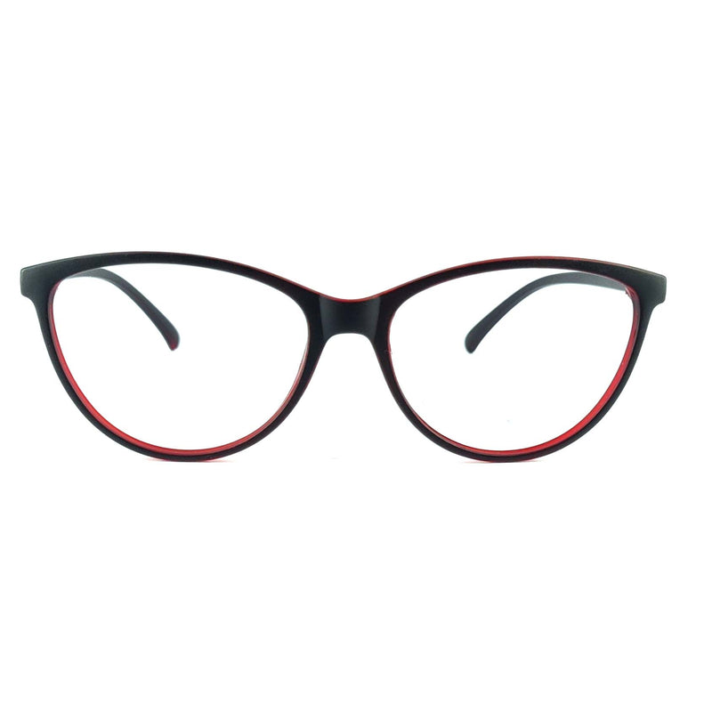 Verlin 3210 Cat-Eye Eyeglass Frame – Red, supplied product view 1