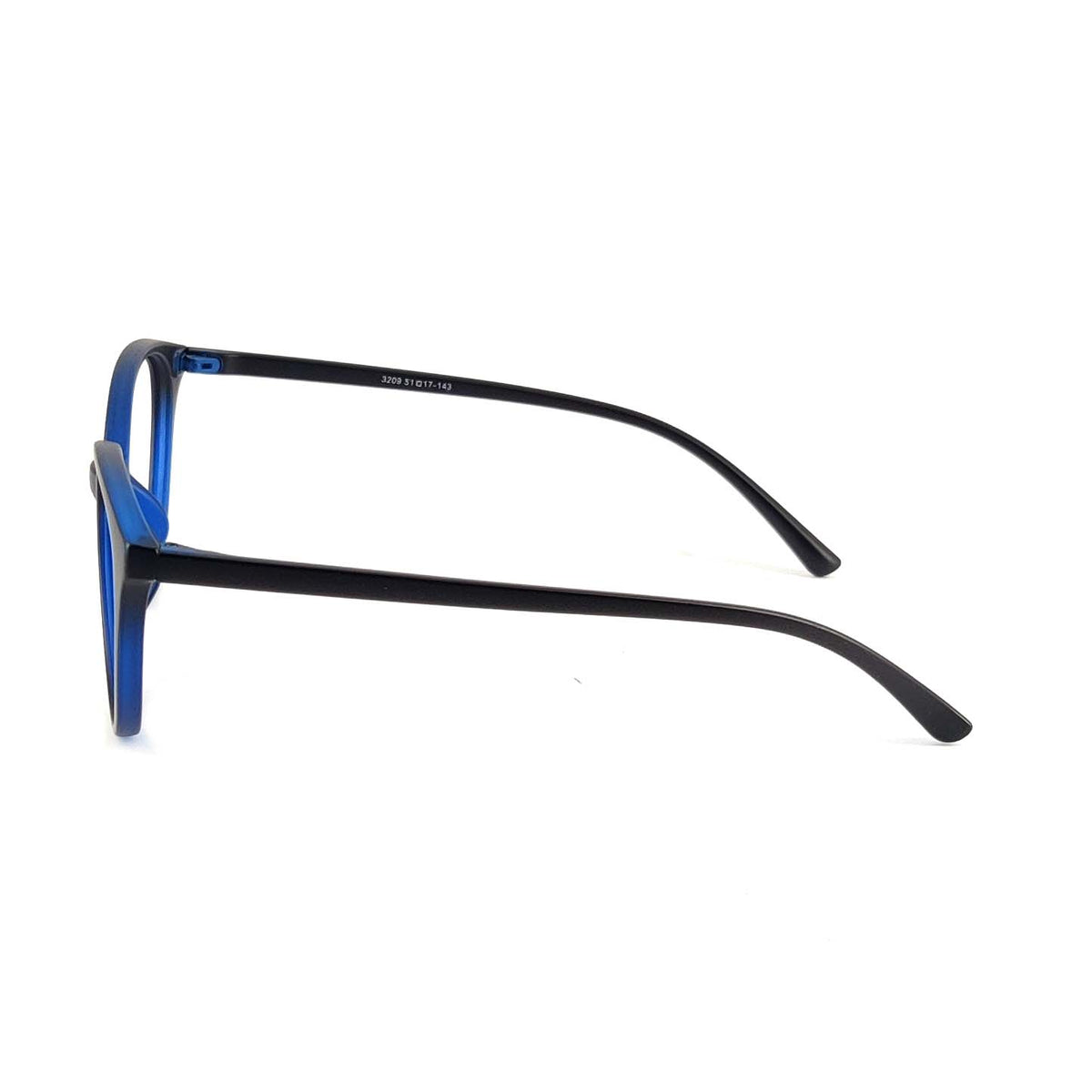 Verlin 3209 Cat-Eye Eyeglass Frame – Blue, supplied product view 4