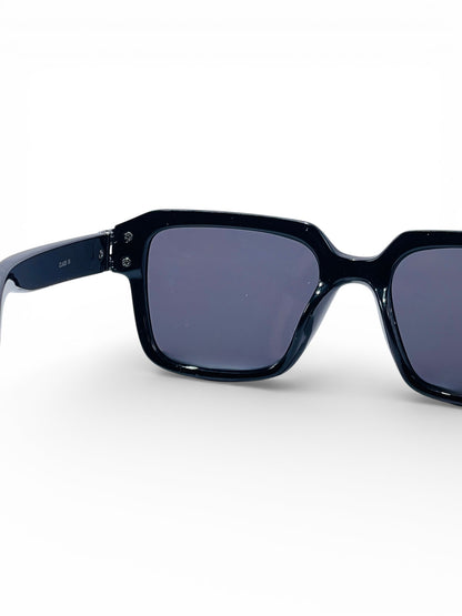 Verlin Wayfarer Sunglasses 82110 Black - Top View