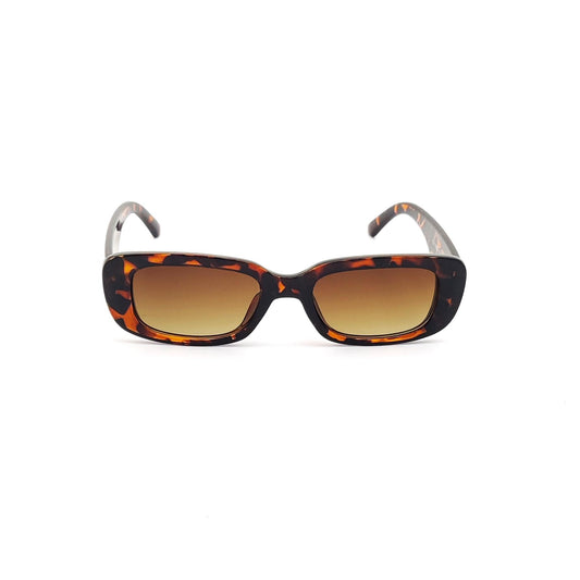 56335 Retro Rectangular Sunglasses Tiger