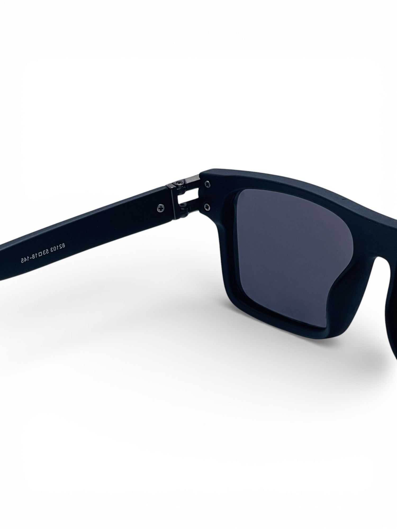 Verlin Wayfarer Sunglasses 82103 Matte Black - Top View