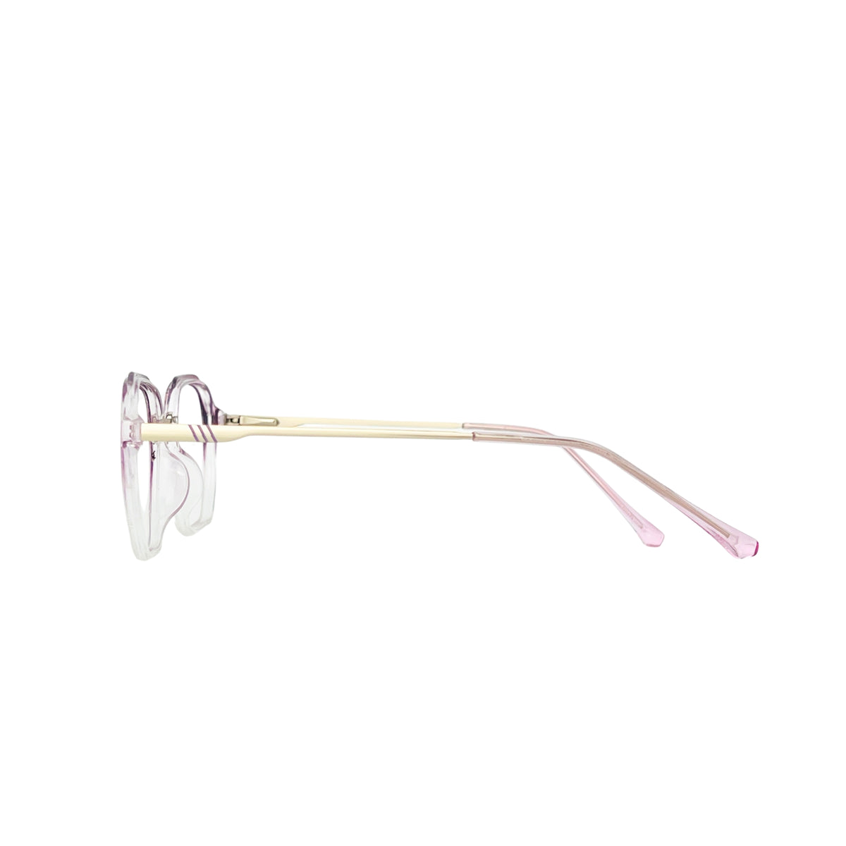 Verlin 62236 Geometric Eyeglass Frame – Gradient Pink, supplied product view 4