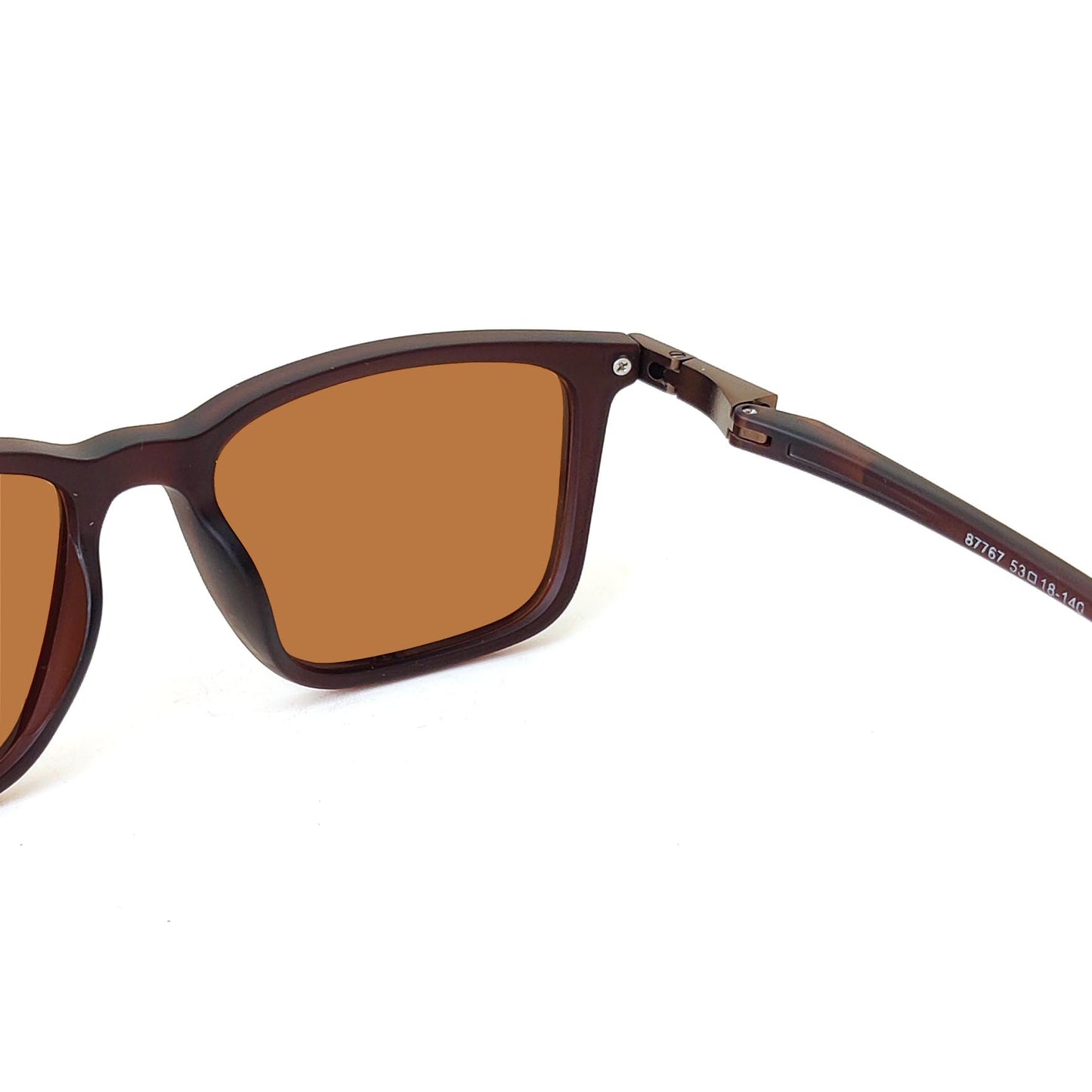 Square Polarized Sunglasses - Brown MB87767