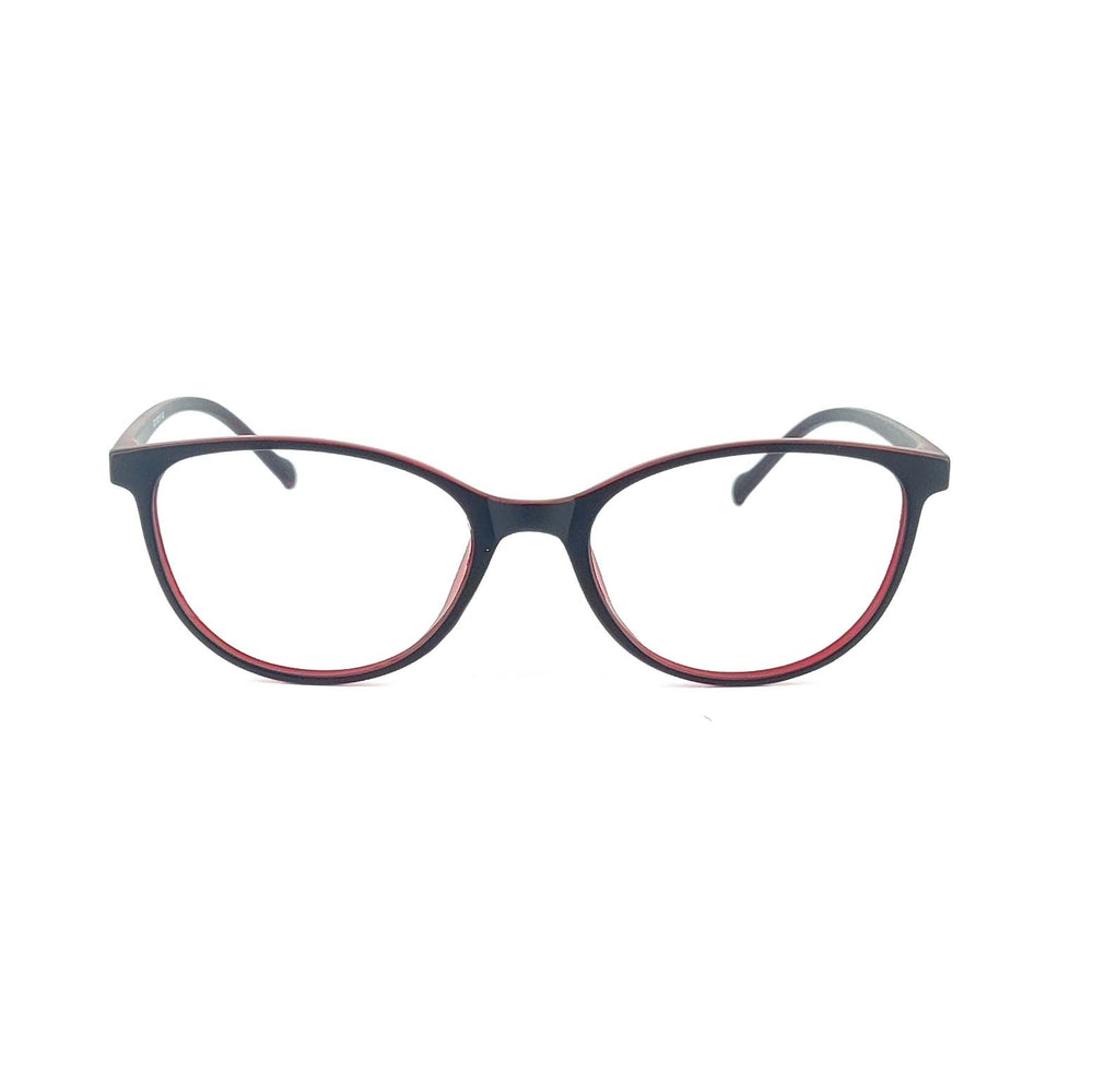 Verlin 3220 Cat-Eye Eyeglass Frame – Red
