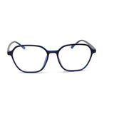 Verlin 3223 Rounded Square Eyeglass Frame – Blue, supplied product view 1