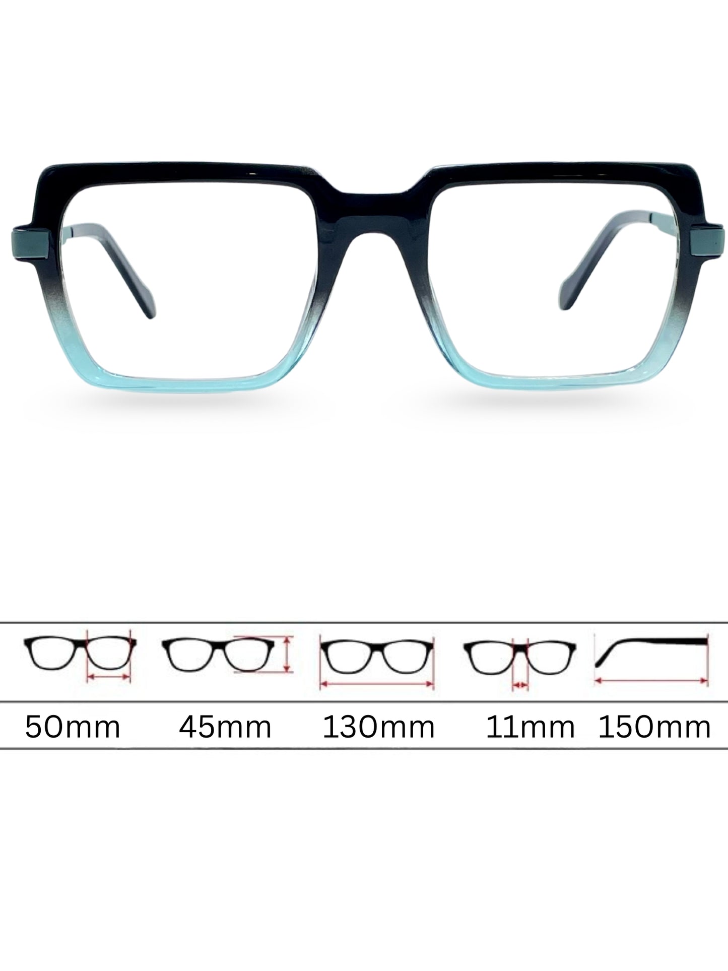 Sunglasses 3071 - Gradient Blue