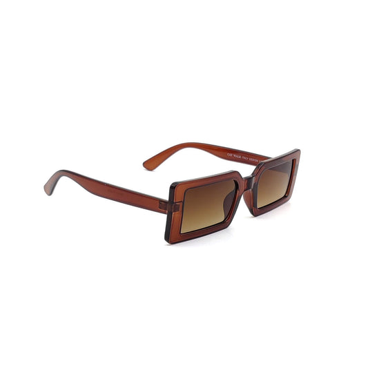 56331CW Rectangular Sunglasses Coffee Brown