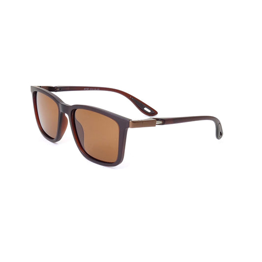 Square Polarized Sunglasses - Brown MB87767