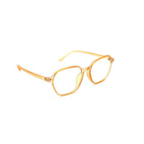 Verlin 3223 Rounded Square Eyeglass Frame – Orange, supplied product view 2