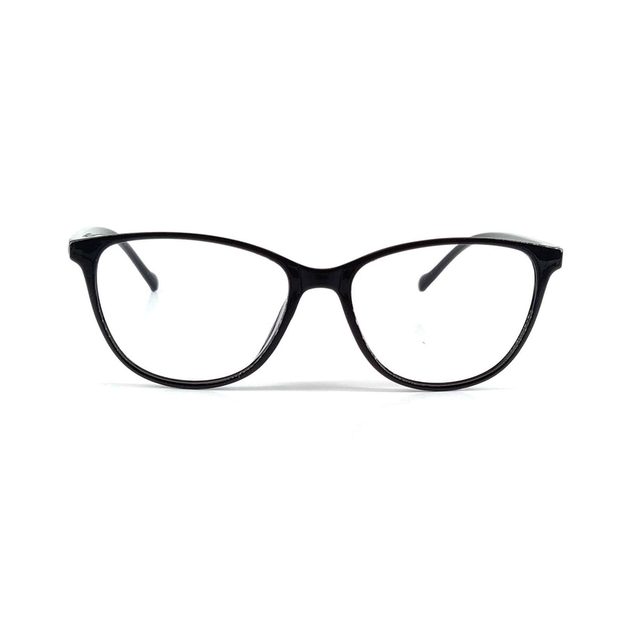 Verlin 3218 Cat-Eye Optical Frame in Black — front view