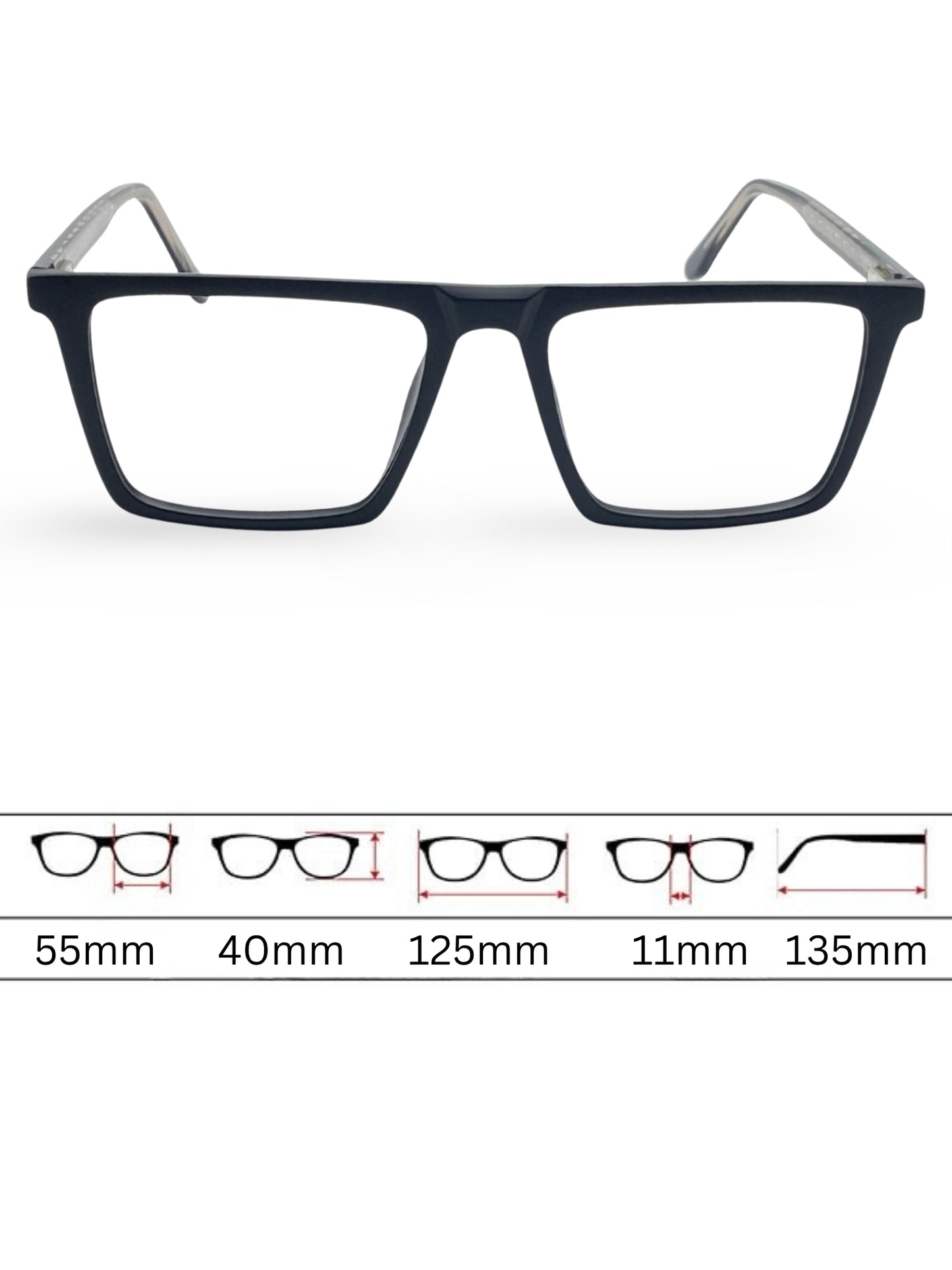Sunglasses 3054 - Matte Black