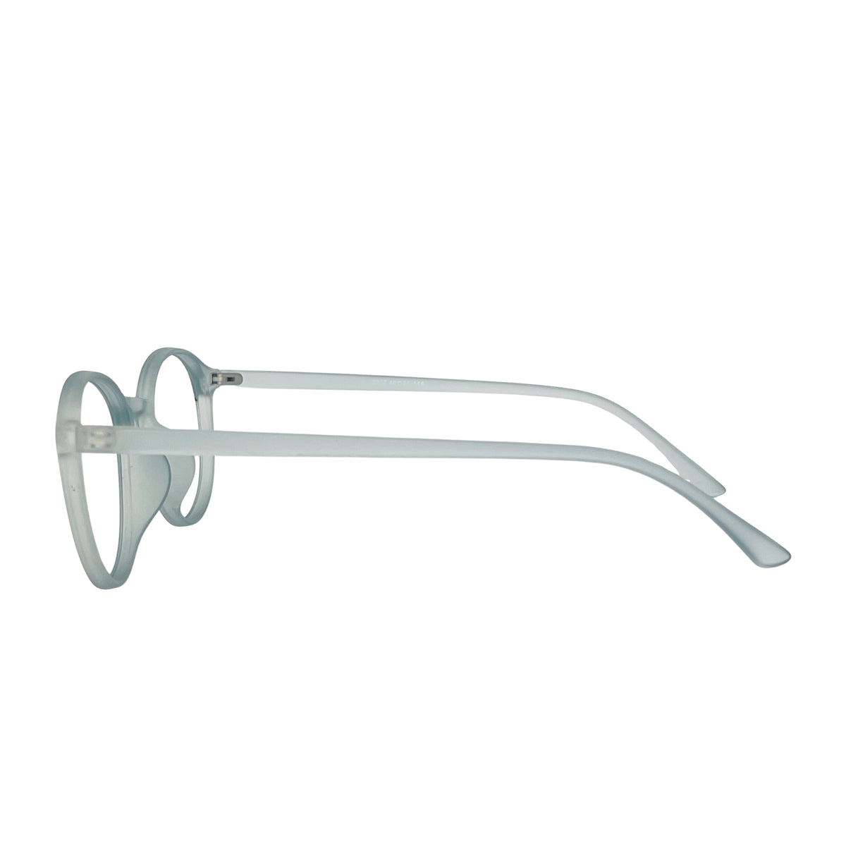 Verlin 3222 Rounded Eyeglass Frame – Matte Gray, supplied product view 4