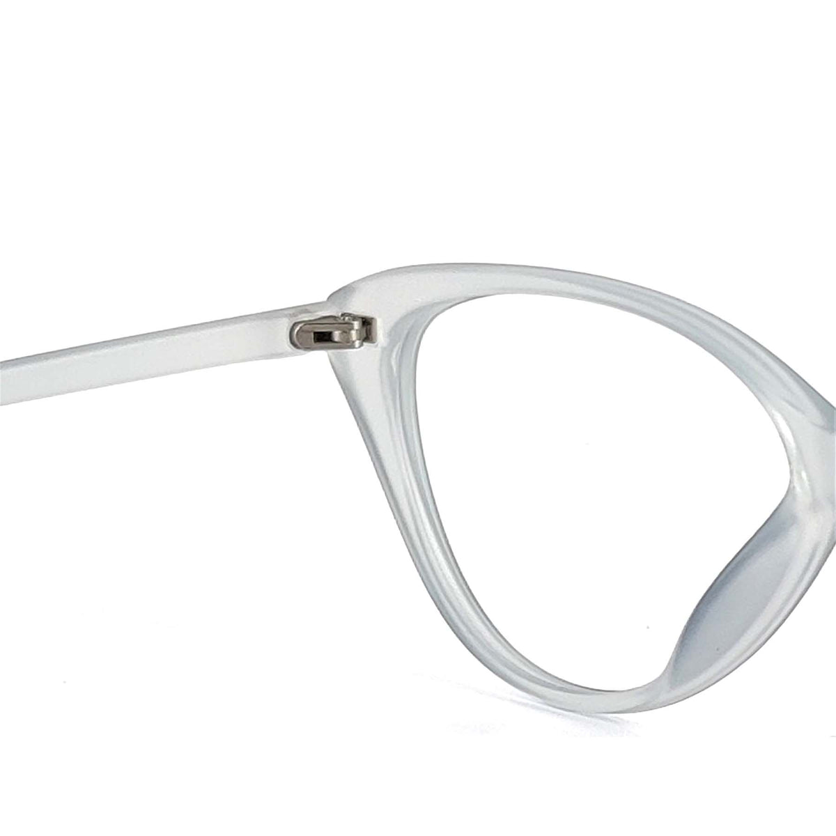 Verlin 3207 Cat-Eye Eyeglass Frame – TP White, supplied product view 3