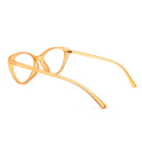 Verlin 3207 Cat-Eye Eyeglass Frame – Orange, supplied product view 3