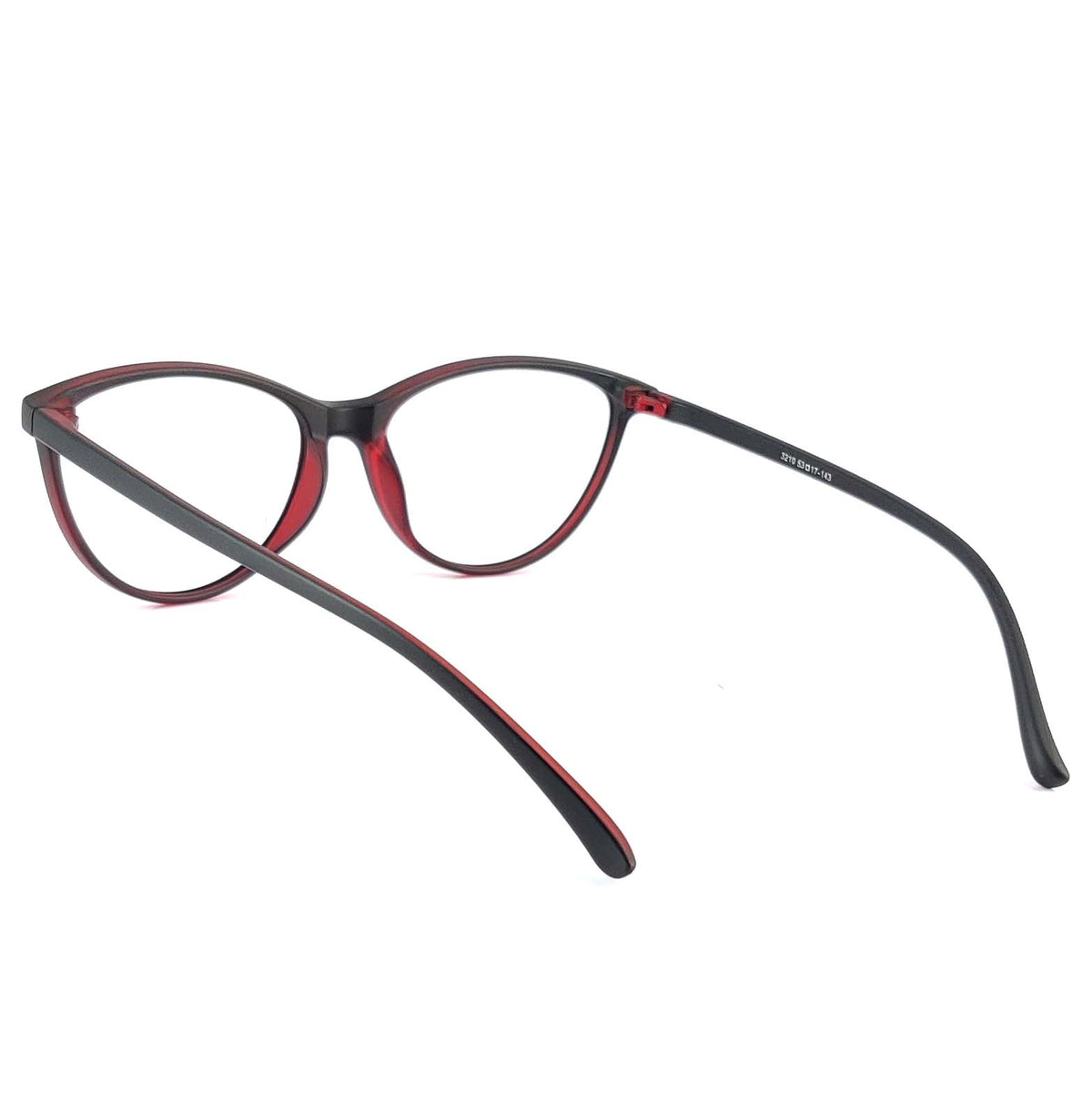 Verlin 3210 Cat-Eye Eyeglass Frame – Red, supplied product view 3
