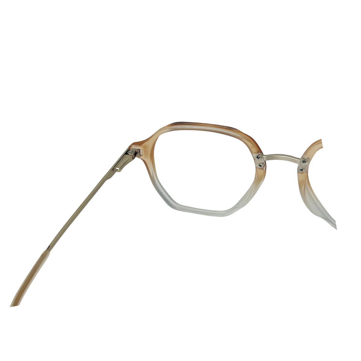 Verlin 62236 Geometric Eyeglass Frame – Dark Brown, supplied product view 3