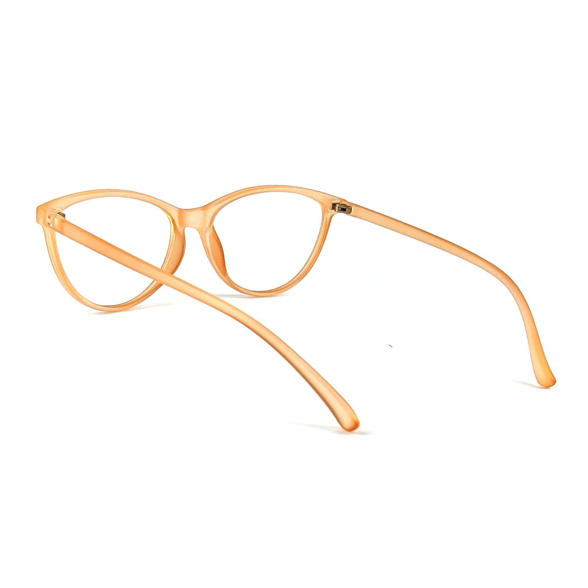 Verlin 3210 Cat-Eye Eyeglass Frame – Orange, supplied product view 3