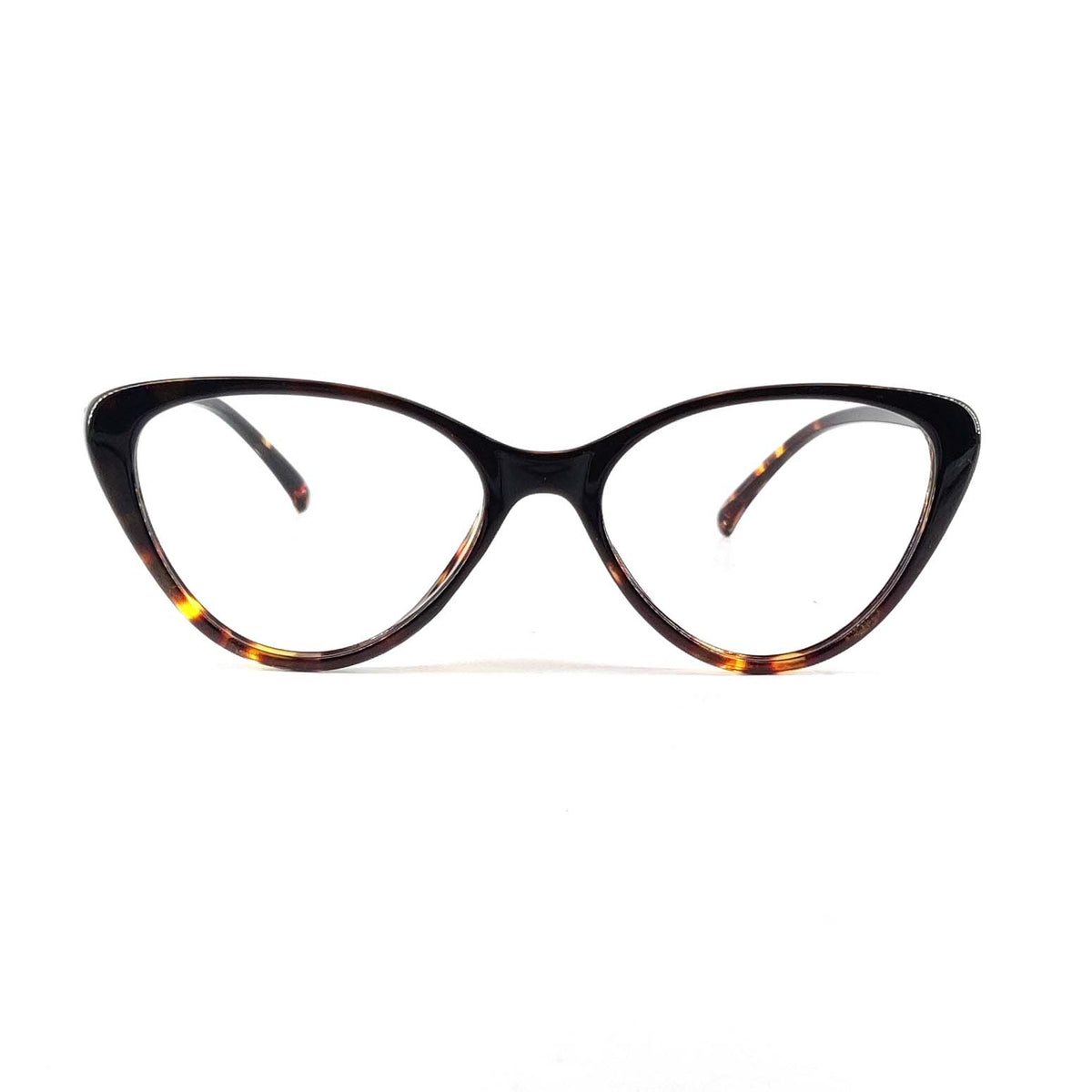 Verlin 3207 Cat-Eye Eyeglass Frame – Tiger, supplied product view 1