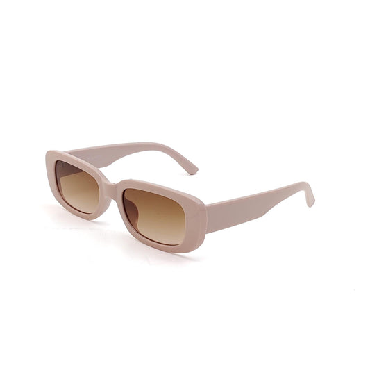56335 Retro Rectangular Sunglasses Pink