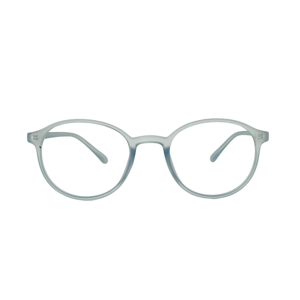 Verlin 3222 Rounded Eyeglass Frame – Matte Gray, supplied product view 1