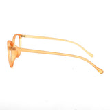 Verlin 3220 Cat-Eye Eyeglass Frame – Orange, supplied product view 4
