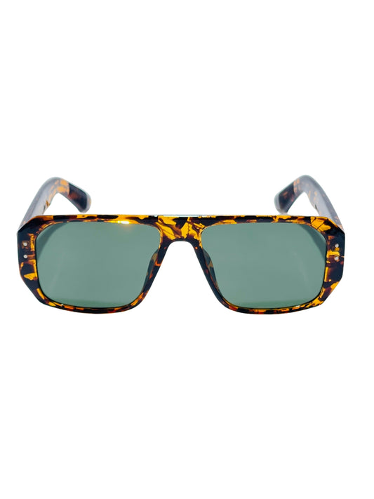 Verlin Sunglasses 8804 Leopard - Aviator Frame Leopard Print Sunglasses