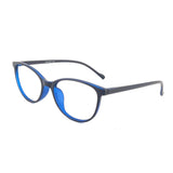 Verlin 3220 Cat-Eye Eyeglass Frame – Blue, supplied product view 2