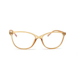 Verlin 3216 Cat-Eye Eyeglass Frame – Orange, supplied product view 1