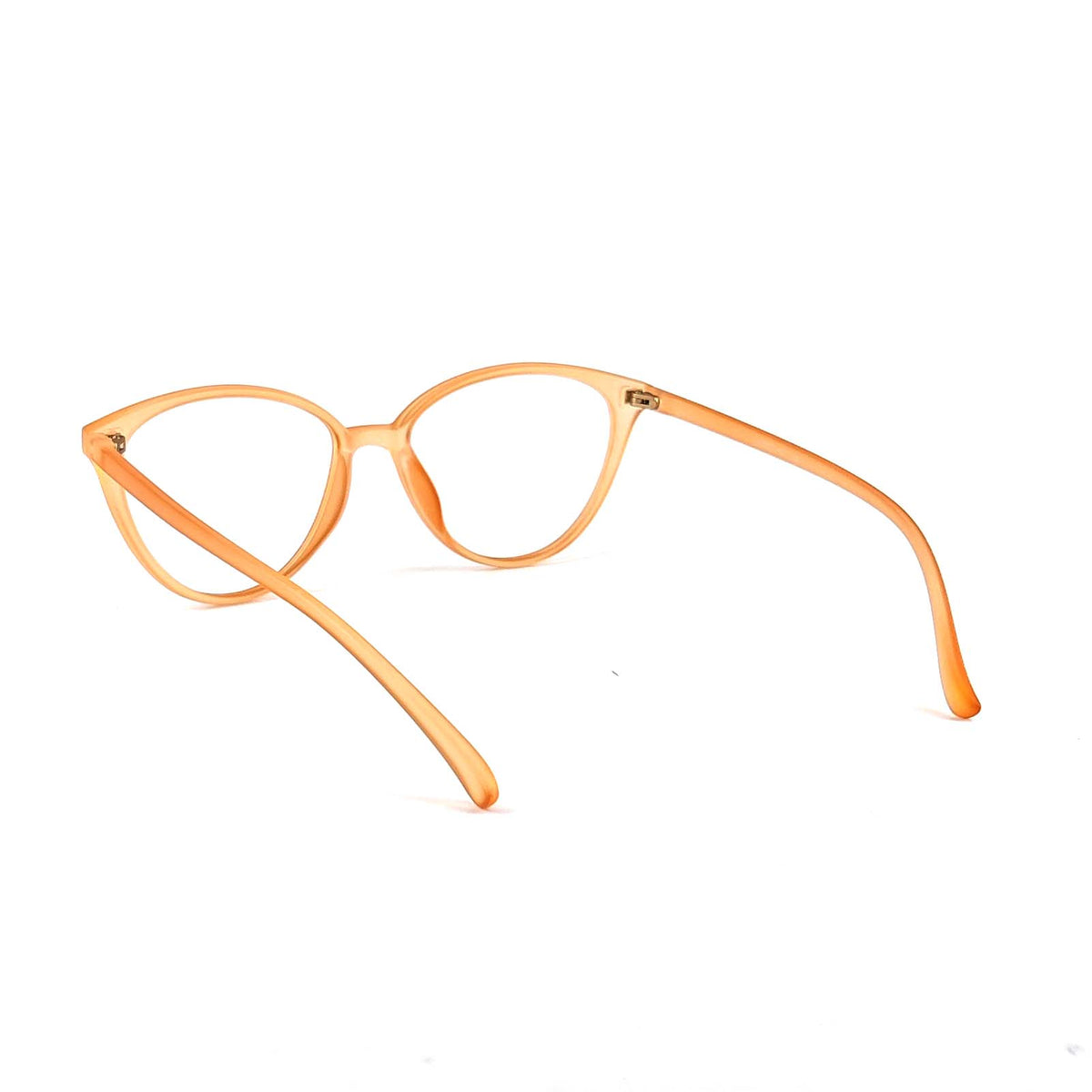 Verlin 3209 Cat-Eye Eyeglass Frame – Orange, supplied product view 3