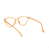 Verlin 3209 Cat-Eye Eyeglass Frame – Orange, supplied product view 3