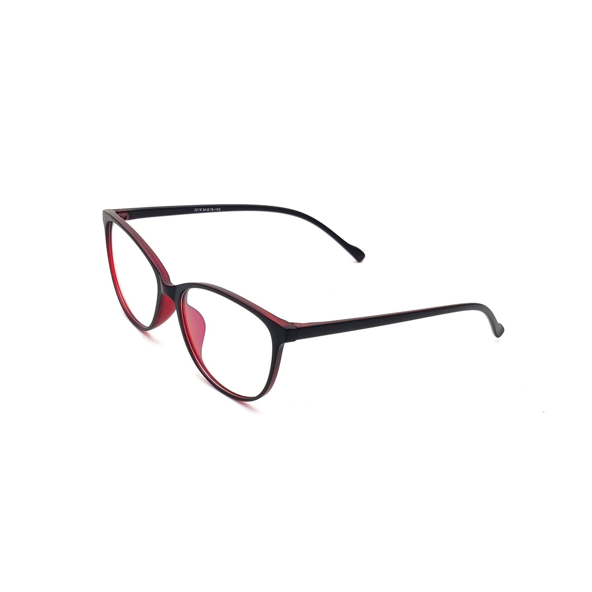 Verlin 3216 Cat-Eye Eyeglass Frame – Red, supplied product view 2