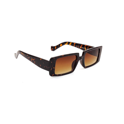 56338 Retro Rectangular Sunglasses Tiger