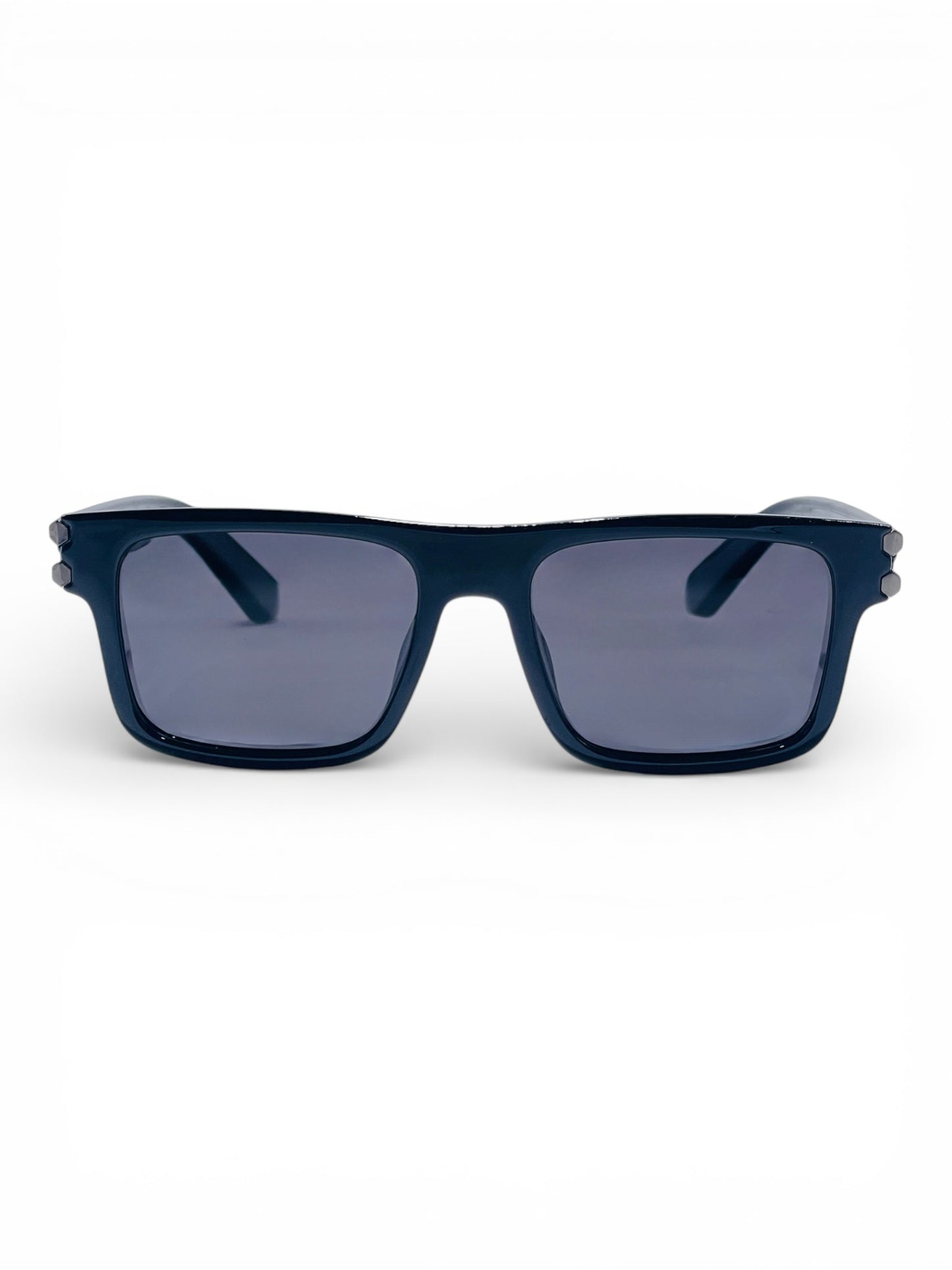 Verlin Wayfarer Sunglasses 82103 Black - Front View
