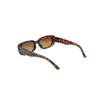 56335 Retro Rectangular Sunglasses Tiger