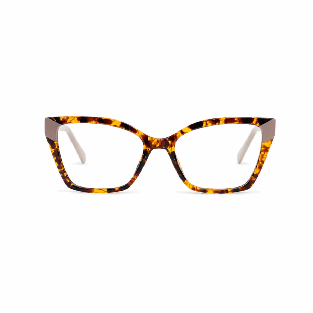 DOZY 35508 Women's Cat-Eye Optical Frame in Tortoise — front view