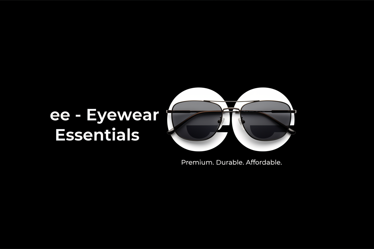 EE Eyewear Essentials Desktop Banner