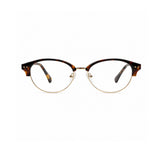 k9184 Tortoiseshell-gold / clear appearance — front view