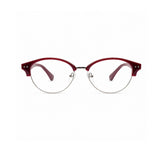 k9184 Red-silver / clear appearance — front view