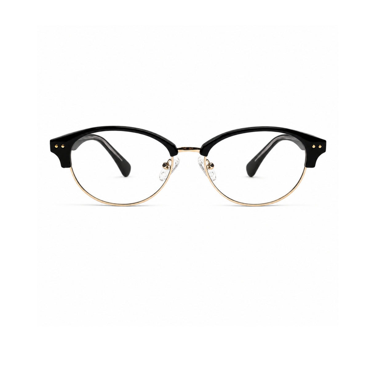 k9184 Black-gold / clear appearance — front view