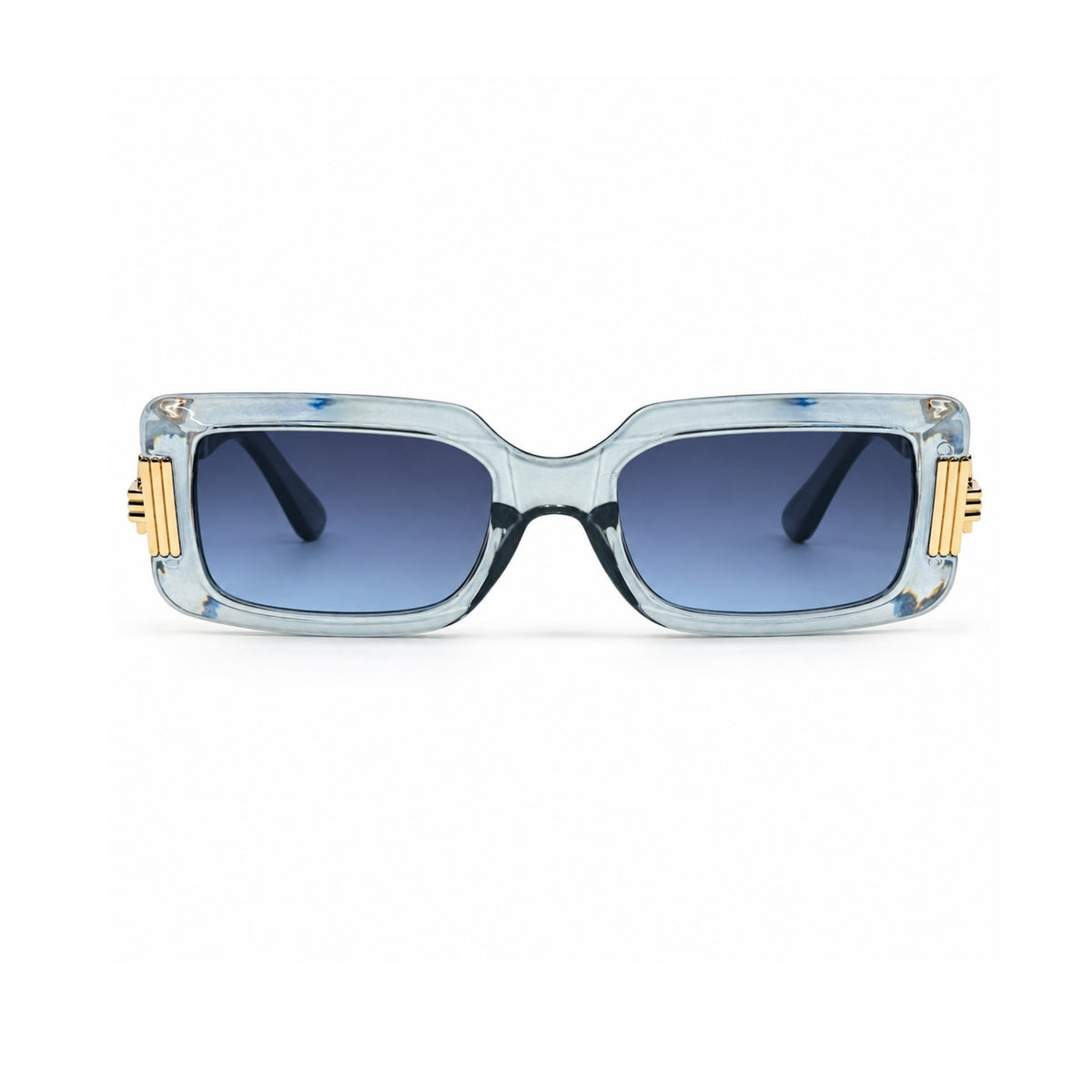 LH067 Translucent blue-grey / blue gradient — front view
