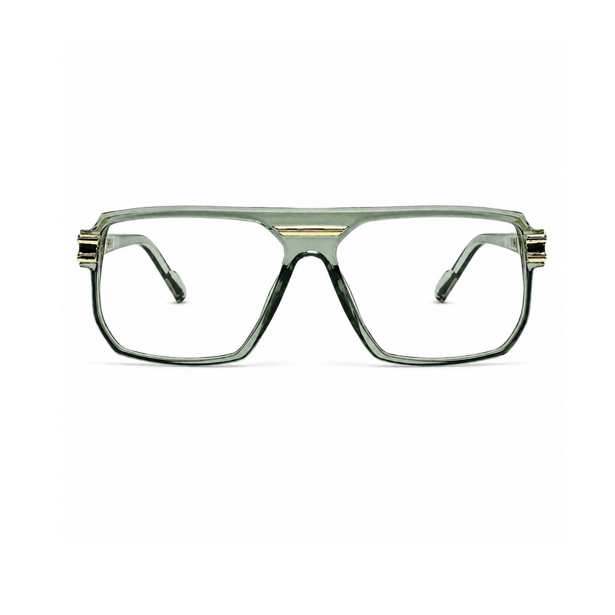 lh269-A Translucent pale green / clear appearance — front view